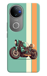 Striped Moto Drift Vivo V50 5G Back Cover